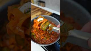 Tagliatelles de légumes gourmande et facile à faire  🤤🍝 shorts recette tagliatelles seizemay [upl. by Denae]