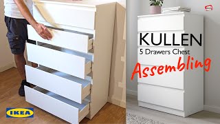 IKEA KULLEN 5 Drawers Chest Assembly [upl. by Euqirdor]