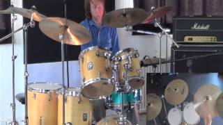 Drum Solo By Sonor Drummer Theo Buckingham AQURAIAN DRUM HEADS [upl. by Azila]