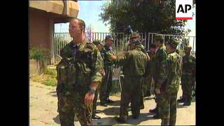 KOSOVO PRISTINA BRITISH KFOR CHIEF MEETS RUSSIAN COUNTERPART [upl. by Cherianne]