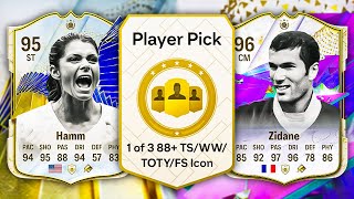 UNLIMITED 88 ICON PLAYER PICKS 😱 FC 24 Ultimate Team [upl. by Yelkrab863]