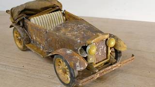 Restoration of an old toy car Phaeton [upl. by Nehpets]