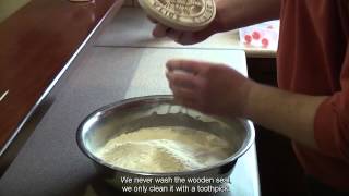 Prosphora making Byzantine style Eucharistic Bread Communion Bread [upl. by Jonina]