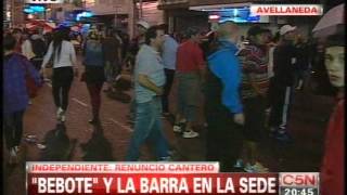 C5N  RENUNCIO CANTERO quotBEBOTEquot Y LA BARRA FUERON A LA SEDE [upl. by Lisle]