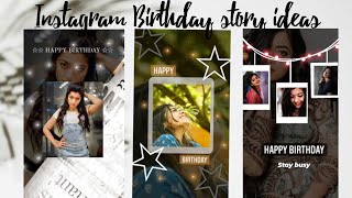 Creative Birthday Instagram story ideas  Birthday insta story ideas  Part8 [upl. by Jobyna742]