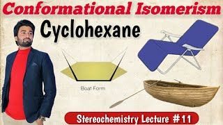 Conformational Analysis of Cyclohexane  Baeyers Strain Theory cyclohexane isomerism Confermers [upl. by Missak]