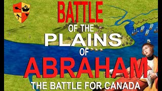 Battle of Plains of Abraham Battle for Canada 1759  Seven Years War [upl. by Salocin]