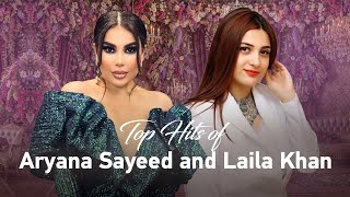 To Hits pashto Songs of Aryana Sayeed and Lila khan [upl. by Krysta]