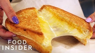 The Best Grilled Cheese In NYC  Best Of The Best [upl. by Nirrat]