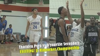 Thornlea Prep vs D’youville Secondary  EXCITING Jr Rimrocker Championship  Full Highlights [upl. by Shevlo]