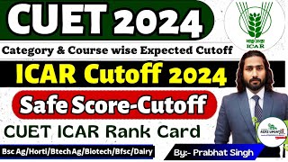 ICAR CUTOFF 2024 🔥  ICAR Expected Cutoff Marks  ICAR Counselling Process 2024  CUET Marks Vs ICAR [upl. by Rawley]