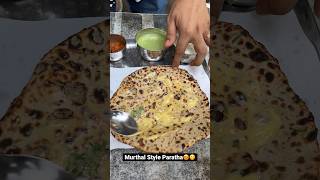 Murthal Style Paratha🙄😋 Indian food [upl. by Ihp501]