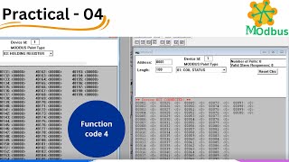 function code 4 read analog input register practical videos  function code in modbus  modbus [upl. by Clio680]