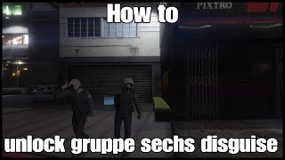 How to Unlock Gruppe sechs I GTAV Online Casino Heist Big Con Approach [upl. by Anuahsal341]