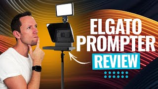 Best Teleprompter Ive Ever Used Elgato Prompter Review [upl. by Etnahs]