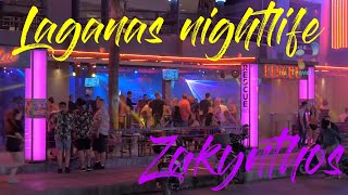 Laganas Nightlife 2018 June Zakynthos [upl. by Mallina]