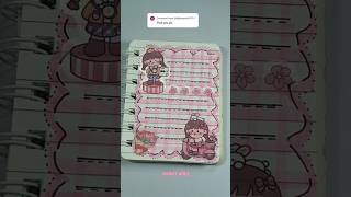 Pink Mini Journal Sticker 🌟162 journal stickerbook minijournal aestheticstickers shorts fyp [upl. by Eldon]