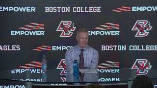 Mens Hockey Maine Press Conference Ryan Leonard Greg Brown  Nov 8 2024 [upl. by Christiansen]