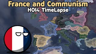 France and Communism  HOI4 Timelapse [upl. by Narine]