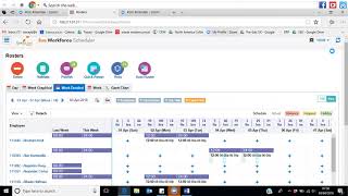 Evo Workforce Scheduler  Demo [upl. by Easlehc14]