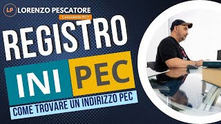 REGISTRO INIPEC  Come trovare o controllare un indirizzo PEC Posta Elettronica Certificata [upl. by Jacintha]