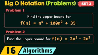 Big O Notation Solved Problems  Set 3 [upl. by Rogerio974]