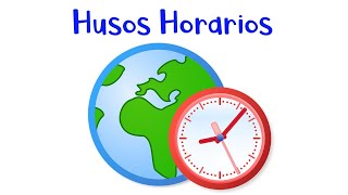 🌐 ¿Qué son los Husos Horarios ⏰ Zonas Horarias 🌎 Fácil y Rápido [upl. by Sivrahc323]