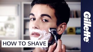 How to Shave  Shaving Tips for Men  Gillette [upl. by Finella36]