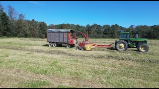 Wrapping Up 3rd Cutting Haylage [upl. by Milissent391]