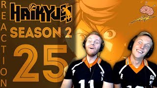 SOS Bros React  Haikyuu Season 2 Episode 25 Reupload w Timer  Our Boys Have Come So Far [upl. by Kelcey]