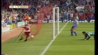 Liverpool 40 Manchester United 199091 Beardsley hattrick [upl. by Syla]