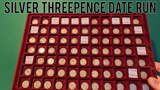 My Full CollectionDate Run of Silver Threepences [upl. by Sabba]