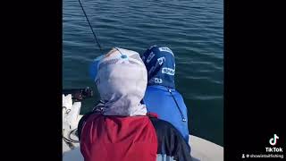 2 Kids Vs Bull Shark Check out this epic battle in Pensacola Beach Florida [upl. by Resay]