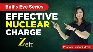 Effective Nuclear Charge  Periodic Table class 11  IIT JEENEET  Poonam mam  ATP STAR KOTA [upl. by Pantin626]