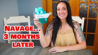 Navage Nose Cleaner 3 Months Later  Review  Hack  How To Use [upl. by Rhyner]