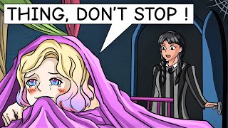 Wednesday amp Enid  Wednesday Comic Dub With Twisted Endings 2 [upl. by Ennasirk]