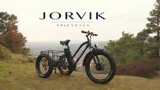 Jorvik Tricycles FAT TYRE  TIRE Mountain Trike Odin [upl. by Lorilyn]