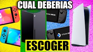 ¿QUÉ CONSOLA COMPRAR EN 2023👌NINTENDO vs PlayStation vs XBOX vs SteamDeck ¿CUAL ES LA MEJOR [upl. by Dzoba]