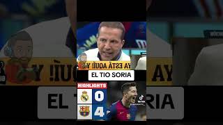 Chiringuito real madrid vs barcelona realmadrid fcbarcelona elchiringuito roncero soria [upl. by Nomzaj]