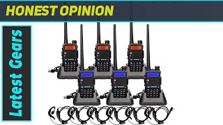 Retevis RT5R Walkie Talkies Best High Power Two Way Radios for Security amp Construction [upl. by Aileduab]