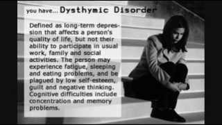 Dysthymic Disorder [upl. by Andaira]