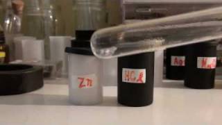 Chemical reaction of neutralization Zinc and hydrochloride acid [upl. by Merat]