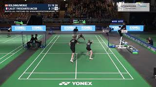 Match point  Kolding  Werge vs Lalot Trescarte  Jacob  XD SF  Luxembourg Open 2024 [upl. by Iek984]