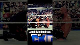 Smackdown highlights Jacob Fatu Destroys DIY wwe thebloodline [upl. by Yelnek]