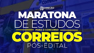 CONCURSO CORREIOS 2024 MARATONA DE ESTUDOS PÓSEDITAL [upl. by Nnaynaffit]