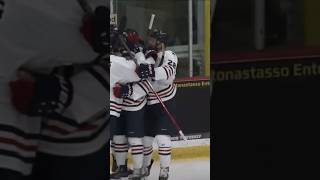 Rylee St Onge skillfully scores his first goal of the season 🔥 collegehockey ncaaicehockey [upl. by Orsa]