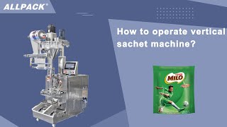 How to operate vertical sachet machine [upl. by Brenda]