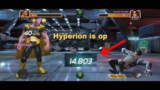 how to use Hyperion at full potential  easily  mcoc marvel [upl. by Katalin]