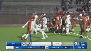 9OT Hereford vs Riverside [upl. by Nemzaj]