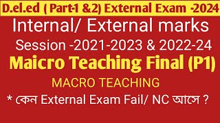 Deled Part1 amp2 External Exam 2024 related information 202123 amp 202224 [upl. by Eannej]